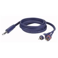 DAP FL35 - Stereo Jack > 2 RCA Male L/R 1,5 m - thumbnail