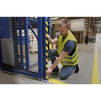 Durable 1102130 Hoekbescherming Zwart, Geel (l x b x h) 1000 x 47 x 47 mm - thumbnail