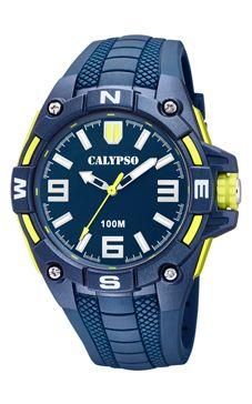 Horlogeband Calypso K5761-2 Silicoon Blauw Horlogeband Calypso K5761-2 Silicoon Blauw