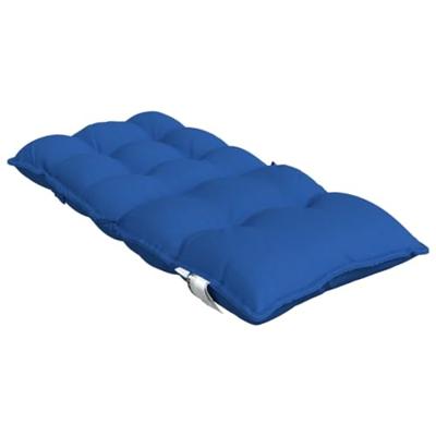 Stoelkussens 4 st lage rug oxford stof koningsblauw