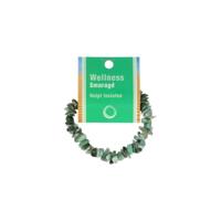 Edelsteen Splitarmband Smaragd met Kaart - thumbnail