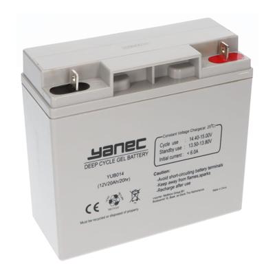 Yanec gel accu 12v 20ah