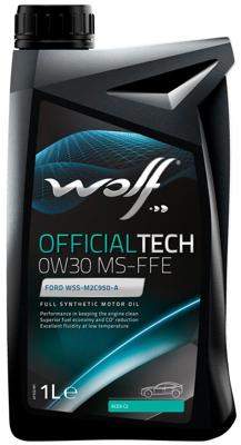 Wolf motorolie "officialtech ms-ffe". motoroil 0w30 1l off.tech ms-ffe