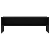 Tv-meubel 120x40x40 cm bewerkt hout zwart - thumbnail