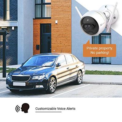 EZVIZ C3X Outdoor Wi-Fi-camera met Kleurnachtzicht Videocamera Wifi Surveillance Outdoor IP-camera ai Kunstmatige intelligentie Ondersteunt iOS / Android Alexa, dubbele lens, Wit