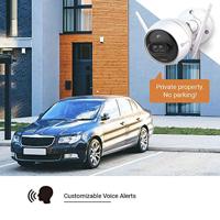 EZVIZ C3X Outdoor Wi-Fi-camera met Kleurnachtzicht Videocamera Wifi Surveillance Outdoor IP-camera ai Kunstmatige intelligentie Ondersteunt iOS / Android Alexa, dubbele lens, Wit - thumbnail
