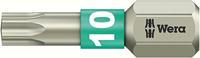 Wera 3867/1 TS SB TORX® Bits, RVS, TX 10 x 25 mm - 1 stuk(s) - 05073620001 - thumbnail