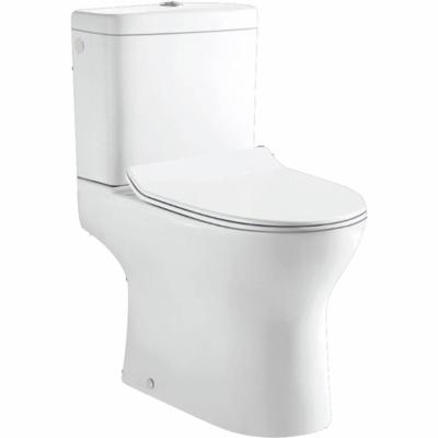 GO by Van Marcke Gustav PACK staand toilet H uitgang 18 cm reservoir met Geberit spoelmechanisme porselein wit met dunne softclose en takeoff zitting MFZ - 13 D
