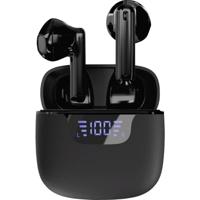 VIVANCO Bluetooth® 5.3 True Wireless Earphones, Digital-Display. In-ear hoofdtelefoon met oplaadcase (zwart) - thumbnail