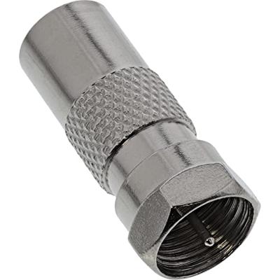 F-connector naar coax (IEC) male adapter
