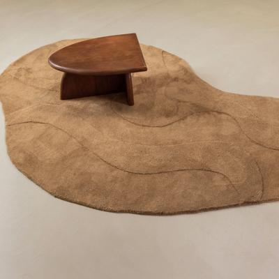 WOOOD Organisch Vloerkleed 'Alya' 170 x 240cm, kleur Pale Brown