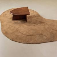 WOOOD Organisch Vloerkleed 'Alya' 170 x 240cm, kleur Pale Brown - thumbnail