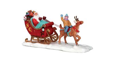 Kerstfiguur Santas sleigh LEMAX - Lemax