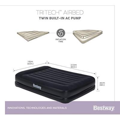 Bestway luchtbed Premium+ Queen ** - 46x203x152 cm - Leen Bakker