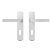 AXA Binnendeurbeslag Curve Klik kruk Blok PC55 Aluminium - thumbnail