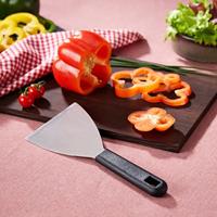 Metaltex Plancha Barbecue Spatel 23.8x10 cm Zwart/RVS - thumbnail