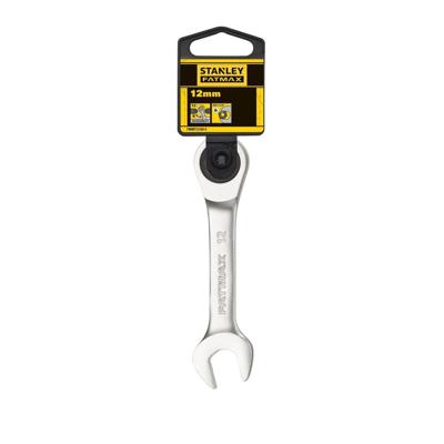 Stanley FMMT13109-0 FatMax Stubby Ringsteeksleutel met ratel 12mm Stanley FMMT13109-0 FatMax Stubby Ringsteeksleutel met ratel 12mm