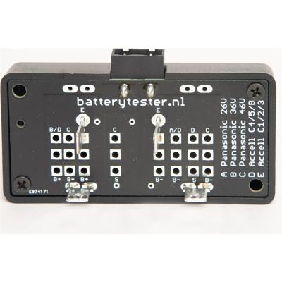 Batterytester - white label fietsaccu parts | kunststof | |