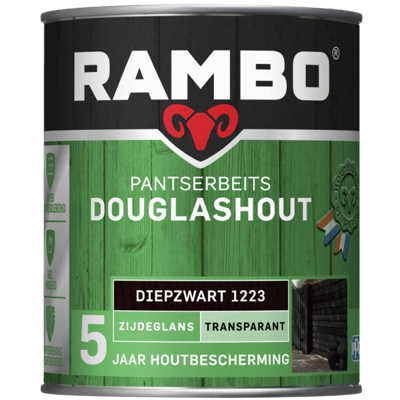 Rambo Pantserbeits Douglashout Transparant - Warm Teak