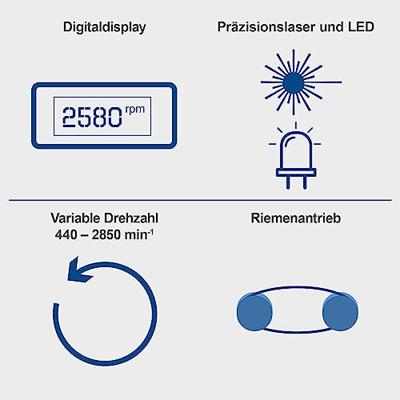 Scheppach Tafelboormachine D18VARIO 500W snelspanboorkop 1 tot 16mm 440 - 2580 rpm