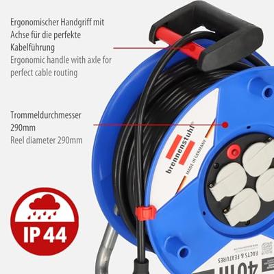 Brennenstuhl Kabelhaspel 40 mtr | 3G2.5 | Plastic | Garant | 1208300 - 1208300