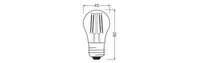 OSRAM HOMELIGHTING 4099854444661 LED-lamp Energielabel D (A - G) E27 3.4 W Koudwit (Ø x h) 45.00 mm x 45.00 mm 1 stuk(s) OSRAM HOMELIGHTING 4099854444661 LED-lamp Energielabel D (A - G) E27 3.4 W Koudwit (Ø x h) 45.00 mm x 45.00 mm 1 stuk(s)