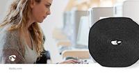 Nedis Klittenband | Klittenband Kabelbinder | 9100 mm | 1 stuks - ERGOVELC91BK ERGOVELC91BK - thumbnail