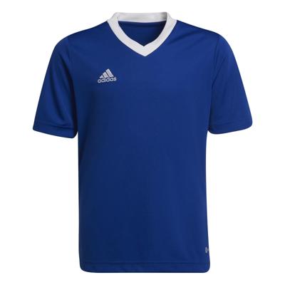 adidas Entrada 22 Voetbalshirt Kids Blauw Wit adidas Entrada 22 Voetbalshirt Kids Blauw Wit