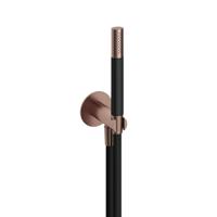 Staafhanddouche Hotbath Cobber Met Doucheslang En Wanduitlaat Geborsteld Koper PVD - thumbnail