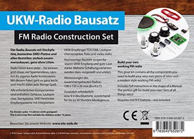 Franzis Verlag 65287 UKW-Radio Retro-radio vanaf 14 jaar