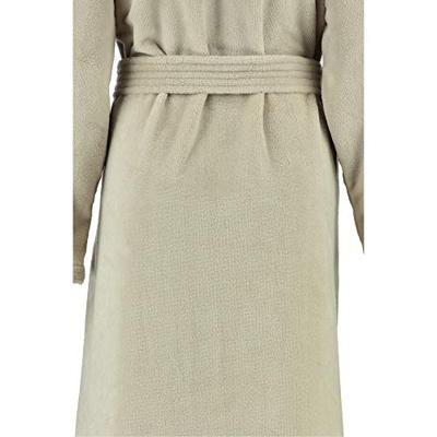 Cawö Cawö Dames Badjas met Capuchon 802 - Graphit 44/46