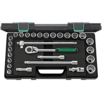 Stahlwille Dopsleutelset | 28-delig 1/2 inch | sleutelwijdtes 8-32 mm | aantal tanden 36 12-kant | 1 stuk - 96031407 96031407 - thumbnail