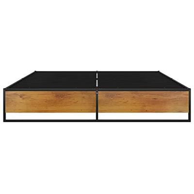 Bedframe metaal zwart 160x200 cm Bedframe metaal zwart 160x200 cm
