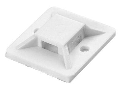 Enzo Orno plakzadel voor kabelbundelband 30x30mm wit zak(50) - 4113484 Enzo Orno plakzadel voor kabelbundelband 30x30mm wit zak(50) - 4113484