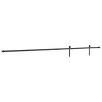 VidaXL Ophangset voor schuifdeur 213 cm koolstofstaal - thumbnail