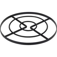 Onderzetter metaal zwart doorsnede 23 cm - thumbnail