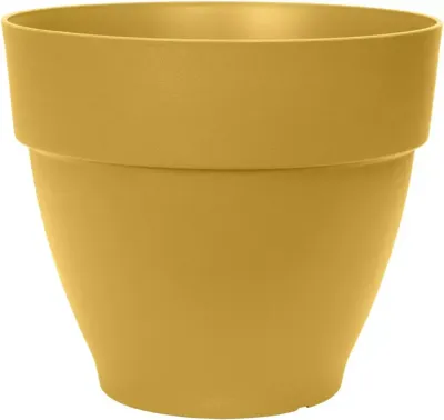 Elho Vibia Campana bloempot rond 30 cm honinggeel