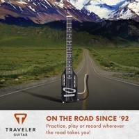 Traveler Guitar Ultra-Light Electric Matte Black met gigbag - thumbnail