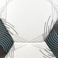 Derbystar Voetbal Brillant TT Wit geel groen V24 1450 - thumbnail