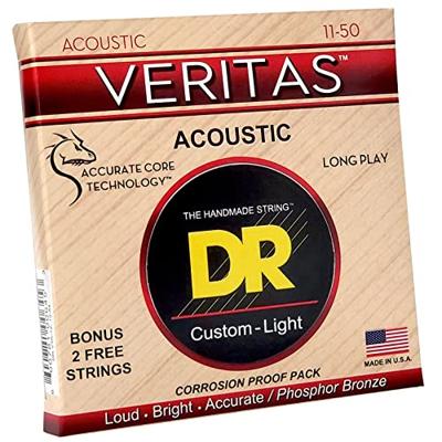 DR Strings VTA-11 Veritas Custom Light 11-50 westerngitaarsnaren