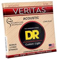 DR Strings VTA-11 Veritas Custom Light 11-50 westerngitaarsnaren - thumbnail