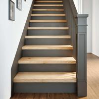 VidaXL Traptreden 2 st 70x30x2 cm onbehandeld massief eikenhout - thumbnail