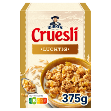 Quaker Cruesli Luchtig Ontbijtgranen 375 gr bij Jumbo