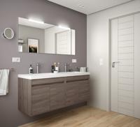 Muebles Fusion badmeubel donker eiken 140cm - thumbnail