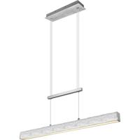 Dimbare LED Hanglamp 31W - Warm Wit 3000K - Mat Grijs Aluminium - thumbnail