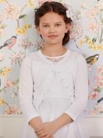 LILLY 09-783-WH Communie Vestje | Maat: 152 - thumbnail