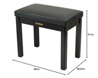 Yamaha GTB pianobank Polished Ebony - thumbnail