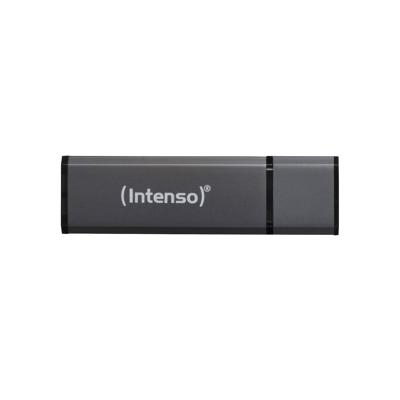 Intenso Alu Line 64GB (USB 2.0) USB-sticks Grijs Intenso Alu Line 64GB (USB 2.0) USB-sticks Grijs