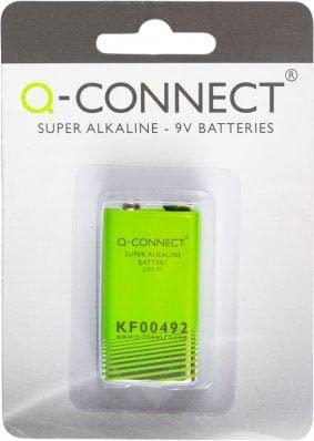 Q-CONNECT batterij, alkaline, E, 9V