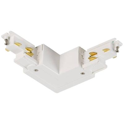 SLV VerstelbareS-Track L-connector DALI wit - 1007817